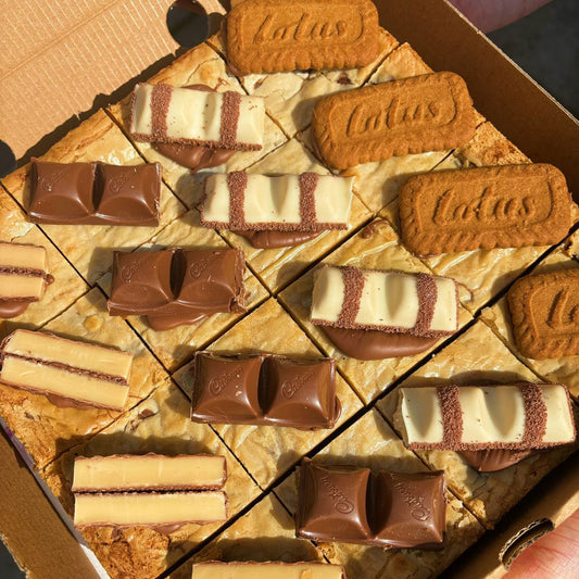 Blondie Slab cut into 16