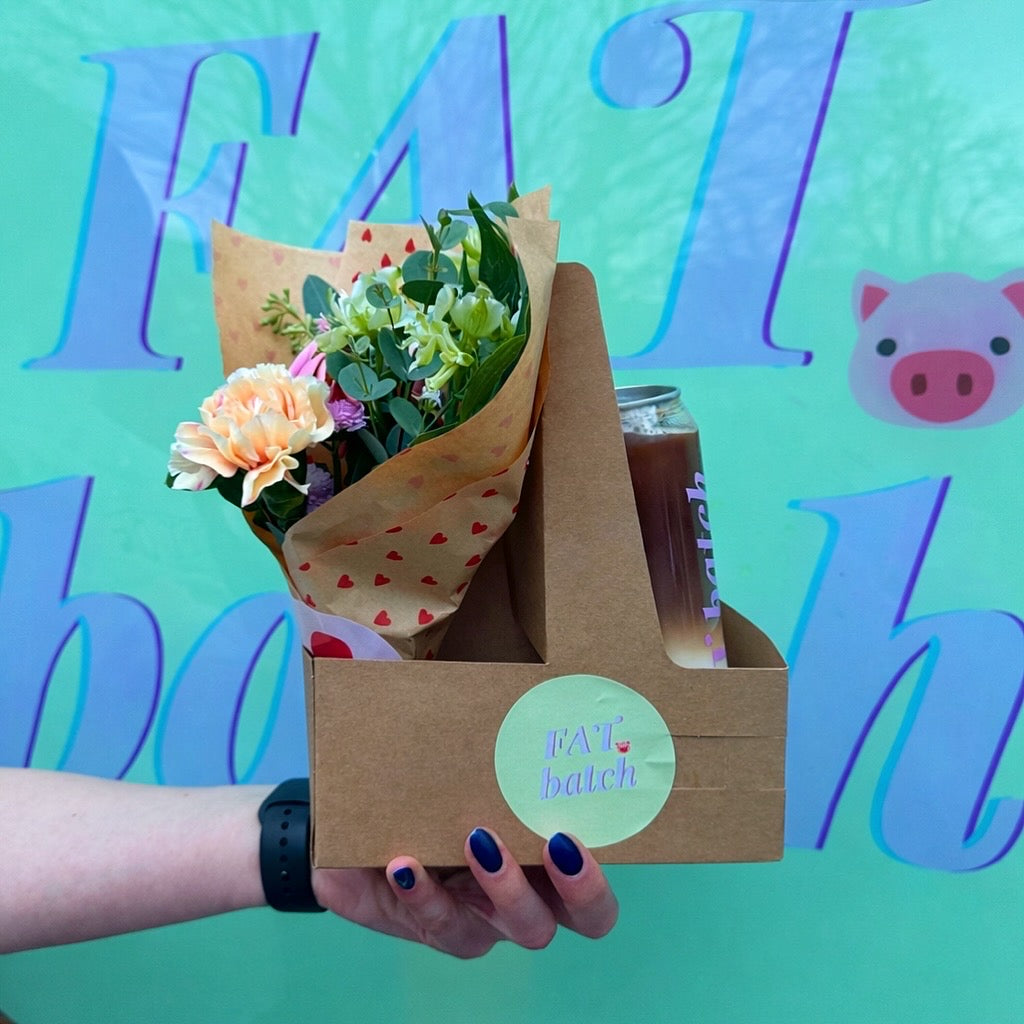 Valentines Day Coffee & Flower Bundle - COLLECTION 14TH FEBRUARY