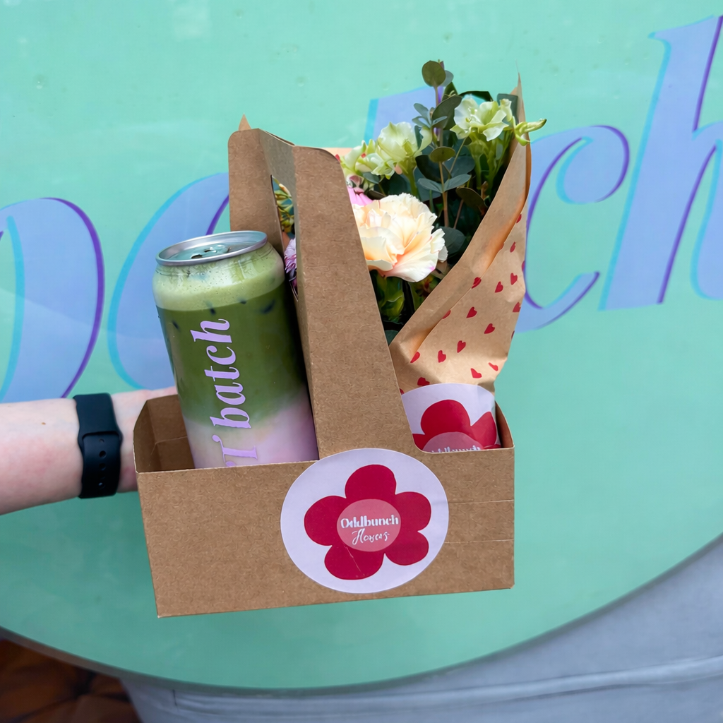 Valentines Day Coffee & Flower Bundle - COLLECTION 14TH FEBRUARY